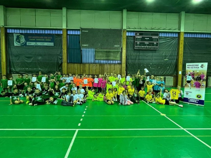Hádzanársky oddiel ŠKP Bratislava podporuje projekt Športom za duševné zdravie detí